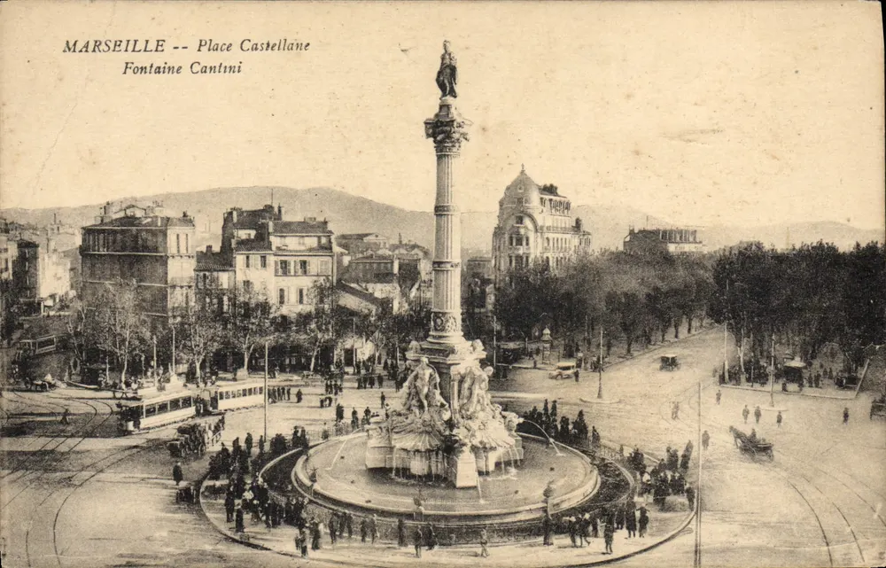 Marseille - Place Castellane - Fontaine Cantini - Vorderseite