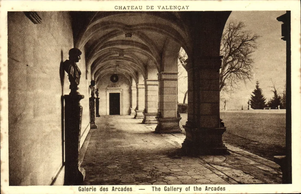 Schloss Valençay — Galerie des Arcades — Imp. Beauj Paris - Vorderseite