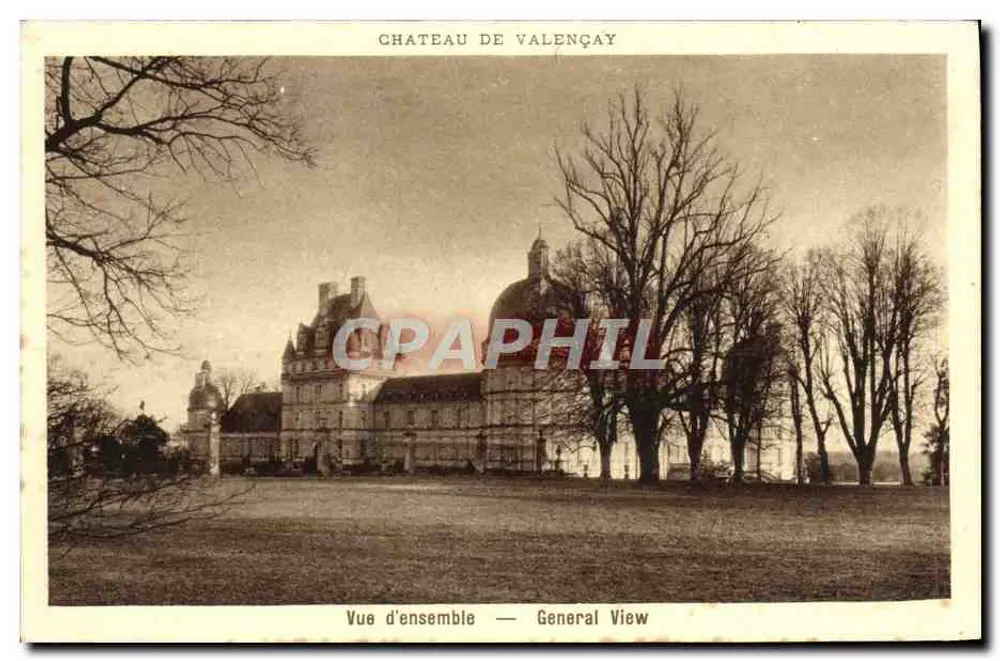 Castelo de Valençay — Vista geral — Imp. Brailly, Paris - Frente