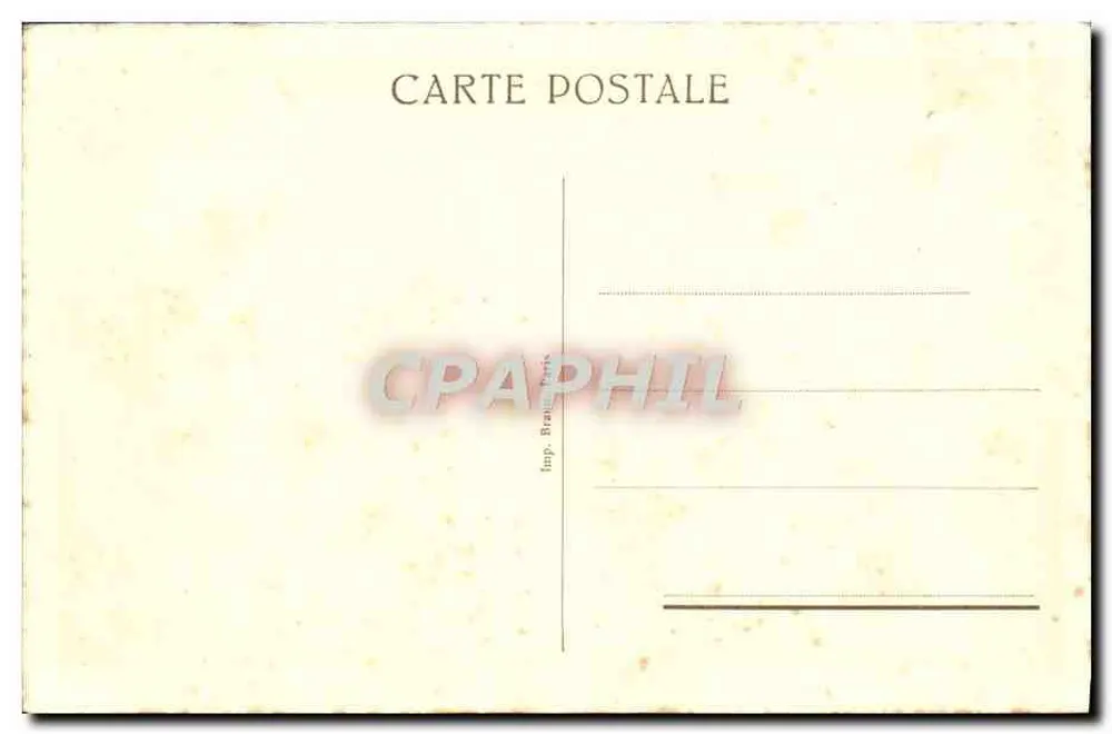 Castelo de Valençay — Vista geral — Imp. Brailly, Paris - Verso