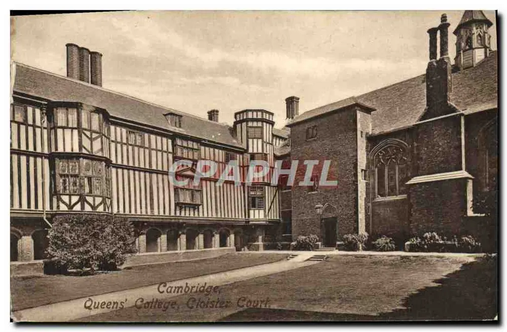 Cambridge, Queens' College, Cloister Court — Frith's Series, n° 14953 - Vorderseite