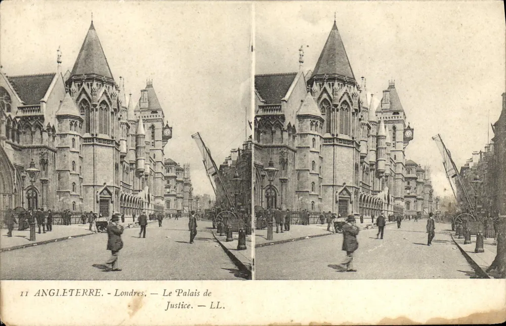 Londen — Het Paleis van Justitie — LL. - Voorkant