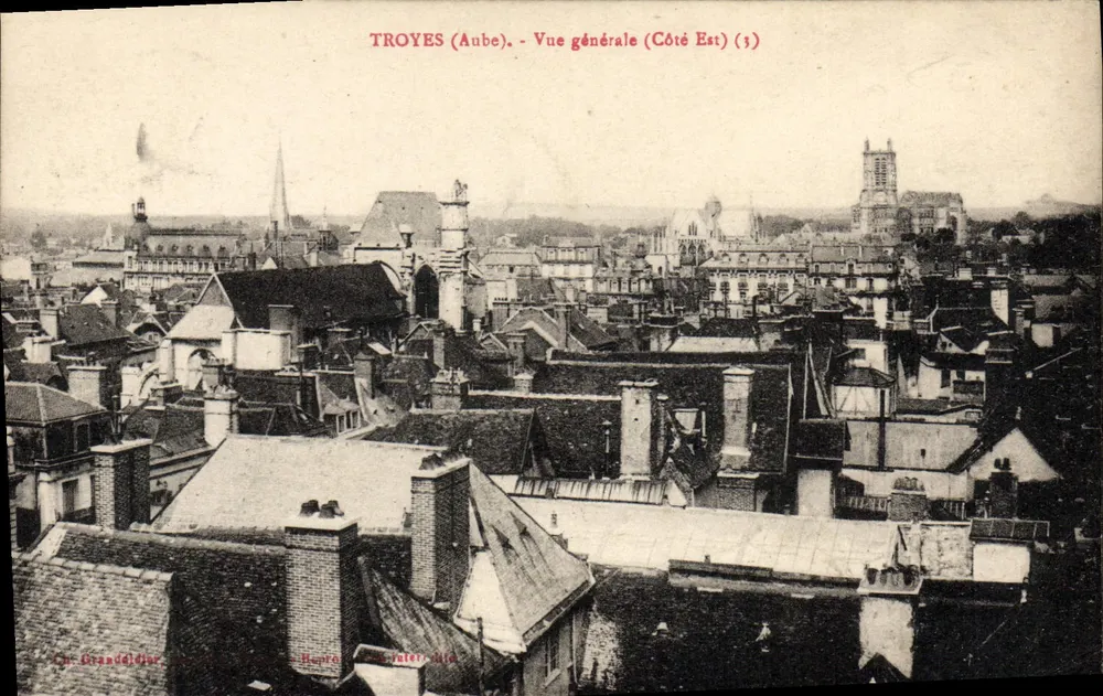 Troyes (Aube) - Vista geral (Lado Leste) (1) - Granddider - Frente