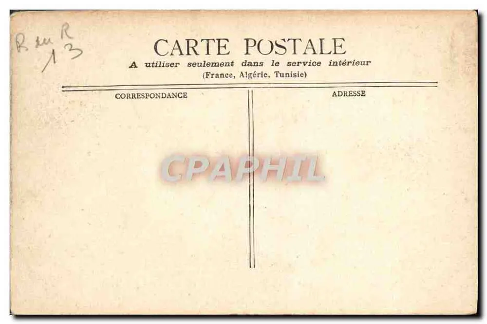 Marselha - Le Roubion - Estrada da Corniche — editor Starock, Paris - Verso