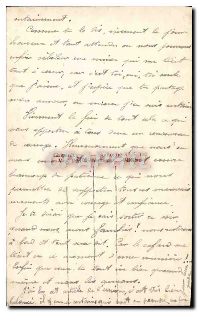 Matrose und Frau am Wasser — Suzy 480 — Suzy - Rückseite