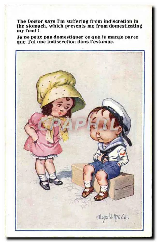Kranke Kinder — Humor — Donald Mac Gill - Vorderseite