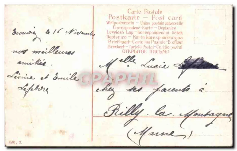 Jeune femme à la robe jaune — couronne de fleurs — éditeur non visible - Verso