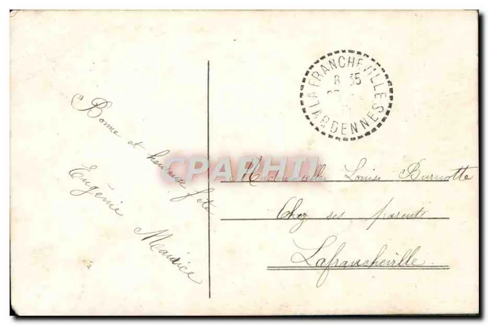 Femme tenant un panier de fleurs — SYLA 761 — éditeur SYLA - Verso