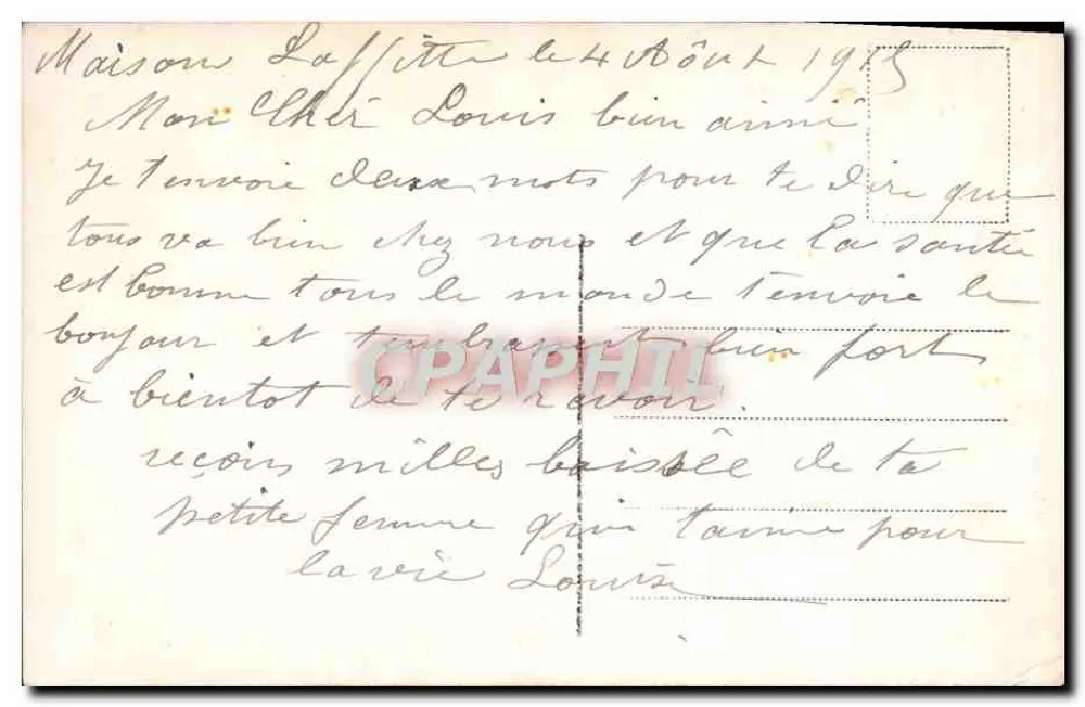 Mutter und Kind — zärtliche Szene — Verlag A. P. n° 3488 - Rückseite