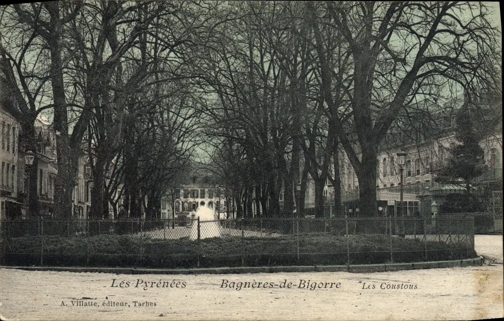 Les Coustous — Bagnères-de-Bigorre — A. Villatte, editor, Tarbes - Frente