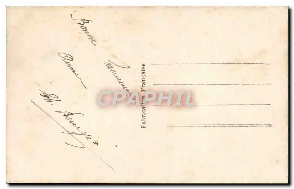 Rozen — Antieke ansichtkaart — Franse fabricatie - Achterkant