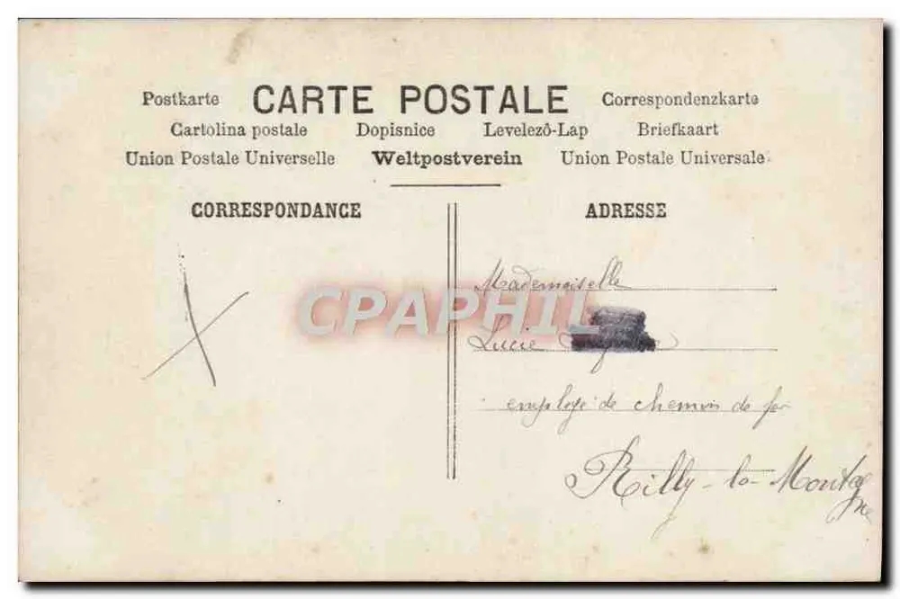 Jeune femme en robe fleurie tenant des bouquets — Paris — éditeur ARS, n°7 - Verso