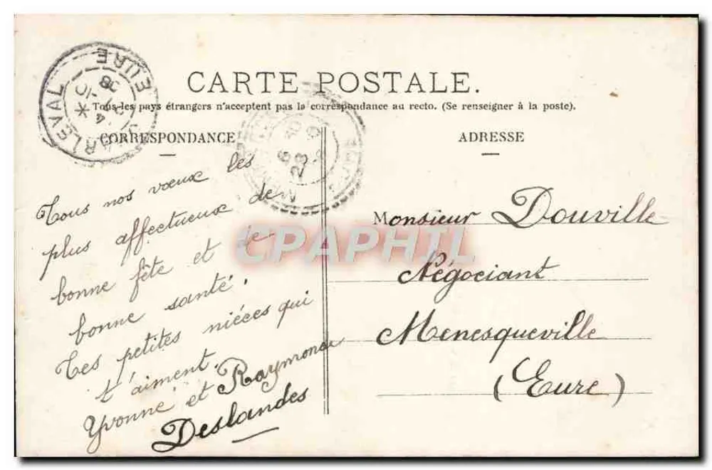 Sainte Arsène — Heute — Verlag H. Kervé (Nr. 603) - Rückseite