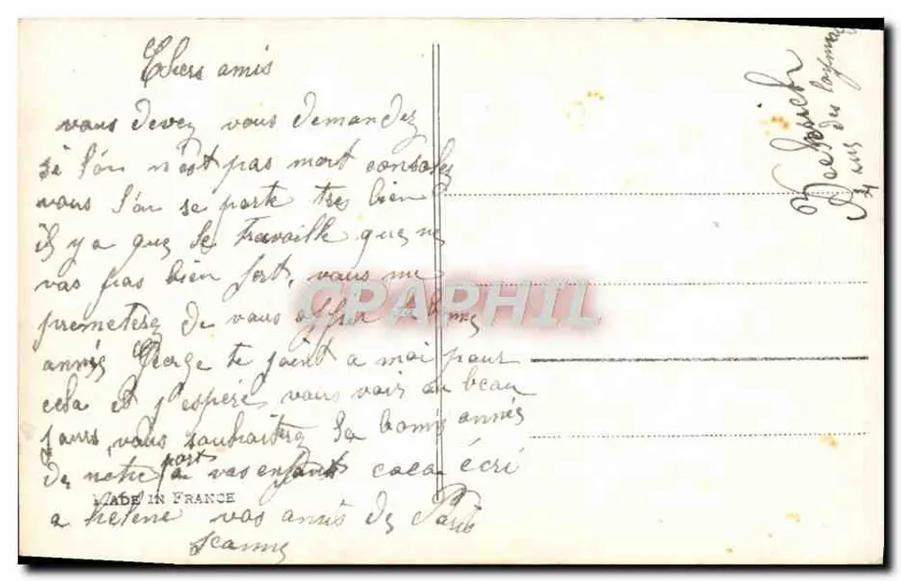 Femme en fourrure tenant un petit sapin — Bonne Année — M. 62 - Verso