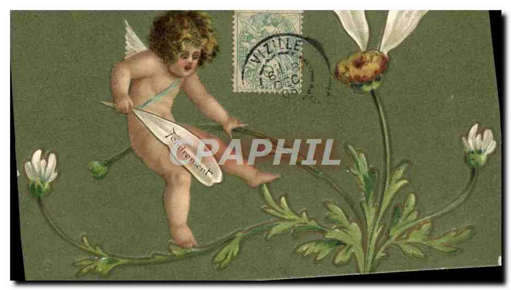 Cupid mit Pfeil — Illustration — unbekannter Verleger - Vorderseite