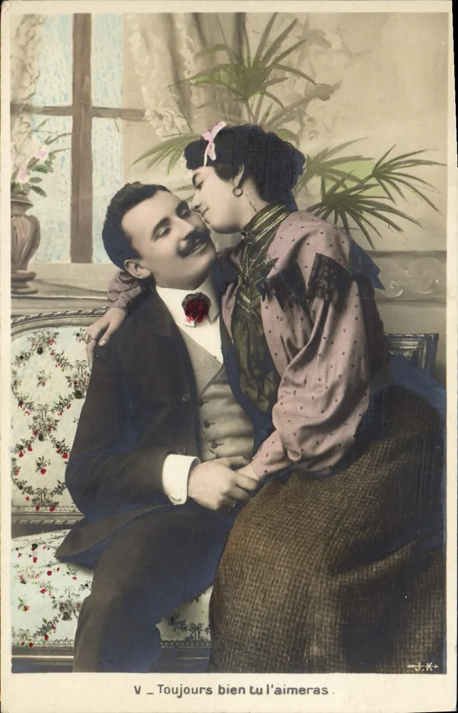 Liebespaar — V_Toujours bien tu l'aimeras — J.K. - Vorderseite