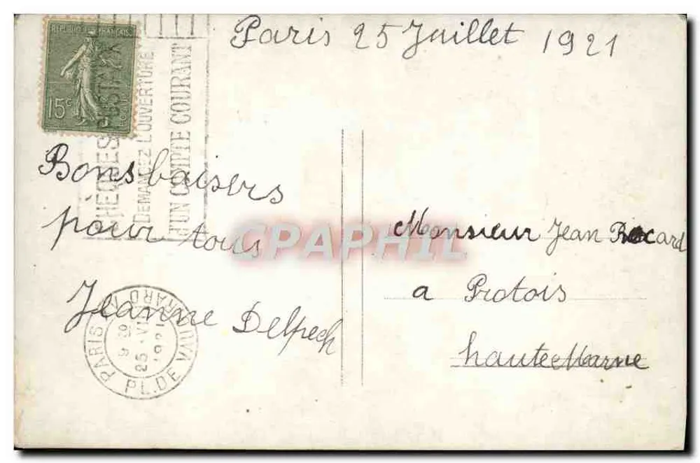 Menina em vestido branco segurando um buquê — E.M. 475 — Editora E.M. n°475 - Verso