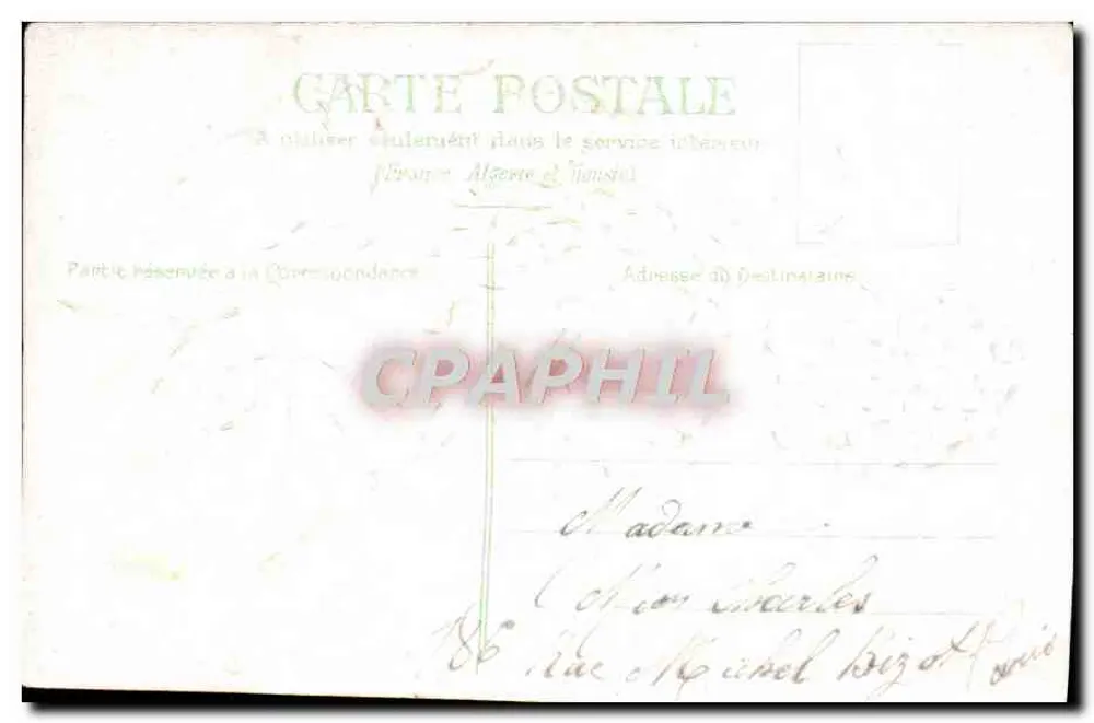 Flores violetas — Boa Ano — Editor não identificado, número de série não visível - Verso