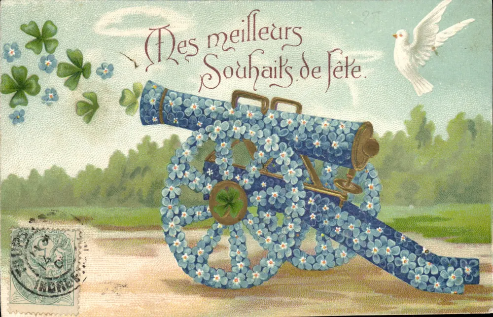 Blütenkanon — Festwünsche — Frédéric Maré, Nr. 635 - Vorderseite