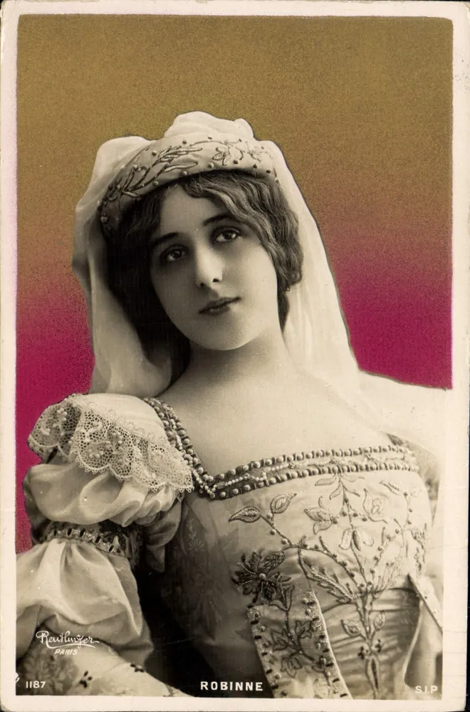 Robinne — Portrait der Sängerin — veröffentlicht von Paul Tautliner, Paris, Nr. 1187 - Vorderseite