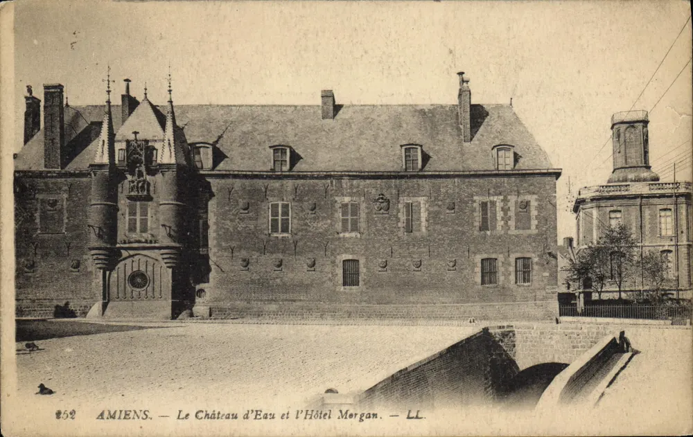 Amiens — Le Château d'Eau et l'Hôtel Morgan — LL, n° 252 - Vorderseite