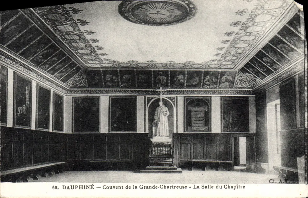 Dauphiné — Konvent der Grande-Chartreuse — Die Kapitelhalle — CI. A. V. n°69 - Vorderseite