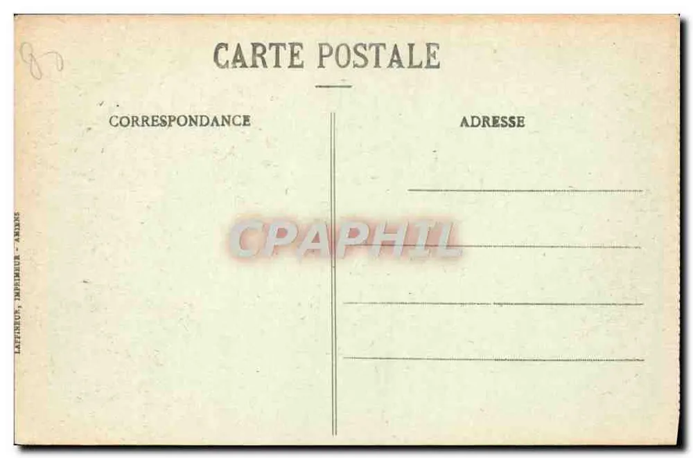 Amiens - Innenansicht der Kathedrale - Der weinende Engel - Rückseite