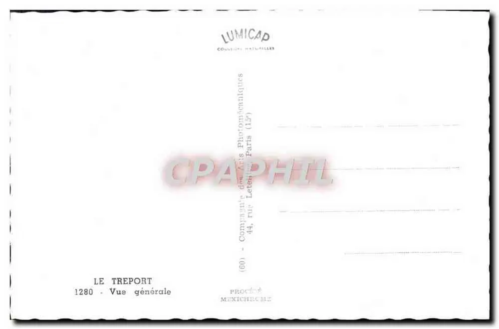 Le Tréport — Vista geral — IRIS - Verso