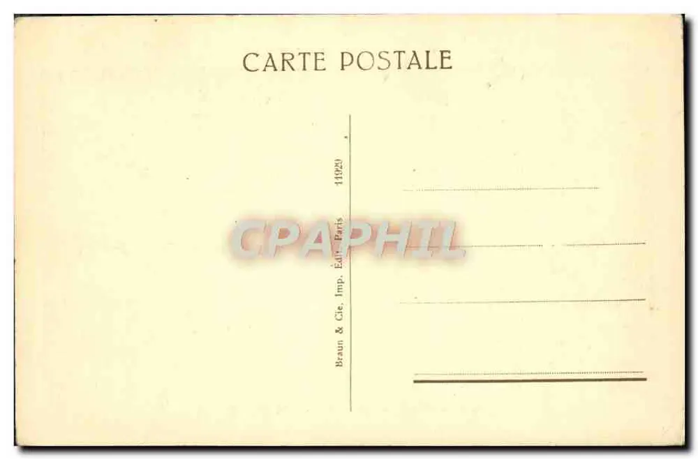 A Ceia — Museu do Louvre — Ph. de Champaigne — 1929 - Verso