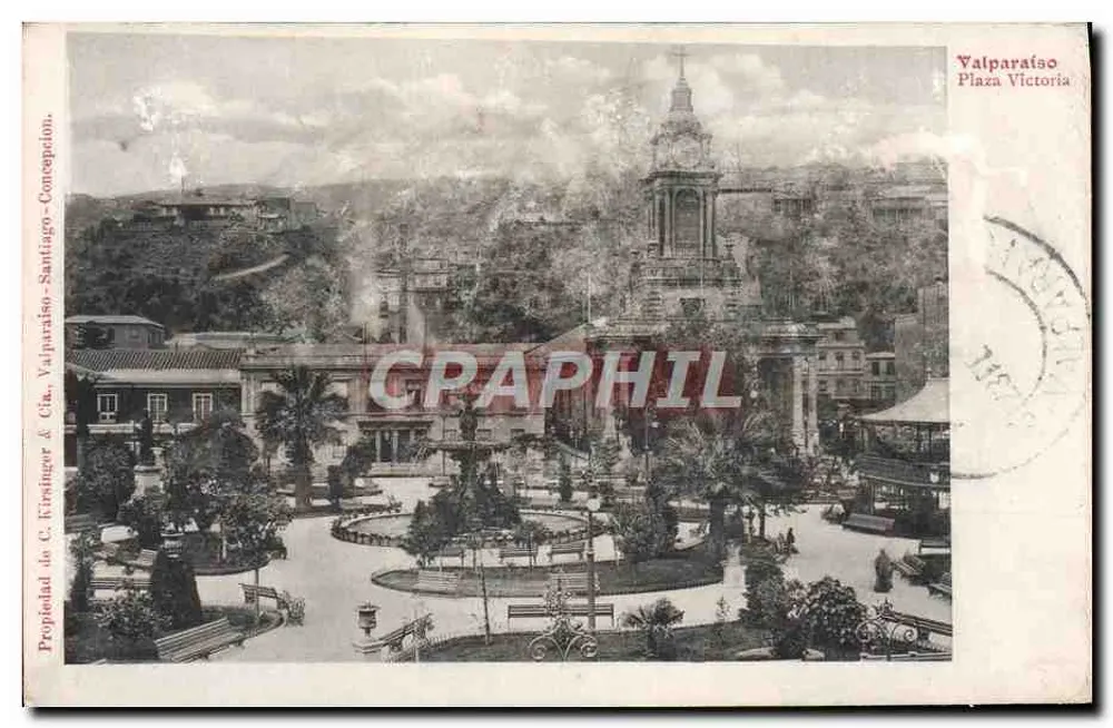 Plaza Victoria — Valparaíso — Cía. Kürstinger & Cía. - Vorderseite