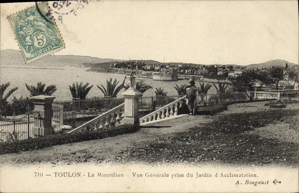 Toulon - Le Mourillon - Allgemeiner Blick vom Jardin d'Acclimatation — A. Bougaut - Vorderseite