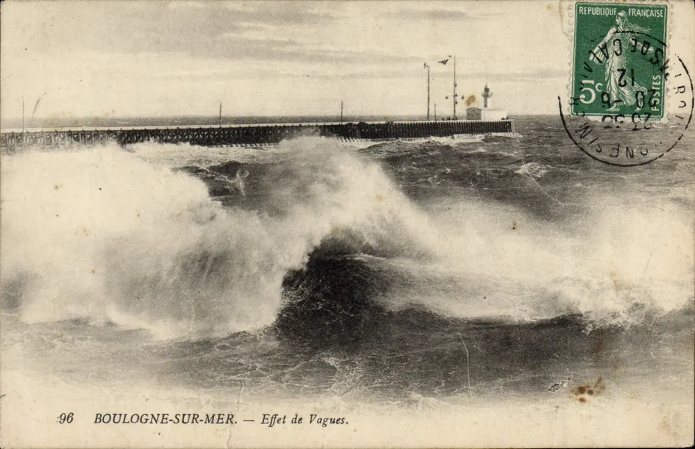 Boulogne-sur-Mer — Efeito de Ondas — editor não visível, n° de série 96 - Frente