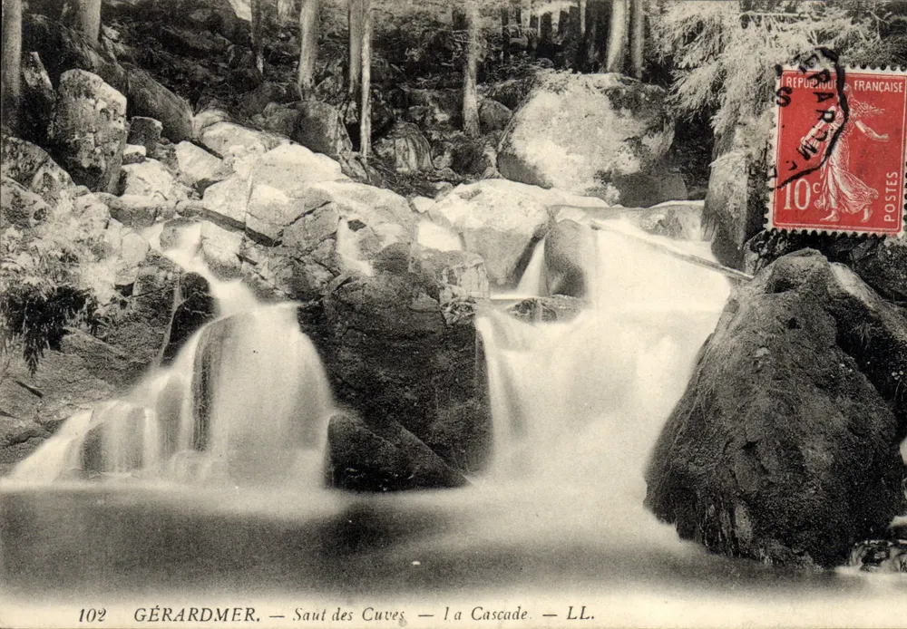 Gérardmer — Salto das Cuves — A Cascata — LL. — N° 102 - Frente
