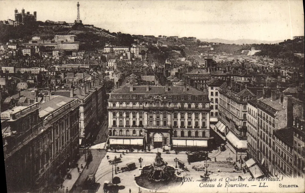 Lyon — Place und Viertel der Terreaux — LL. SELECTA - Vorderseite