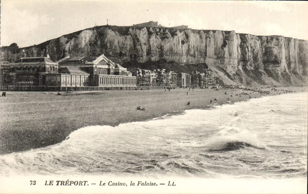 Le Tréport — Das Casino, der Felsen — LL - Vorderseite