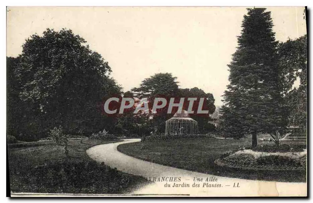 Sourches — Ein Weg im Jardin des Plantes — I.L. - Vorderseite