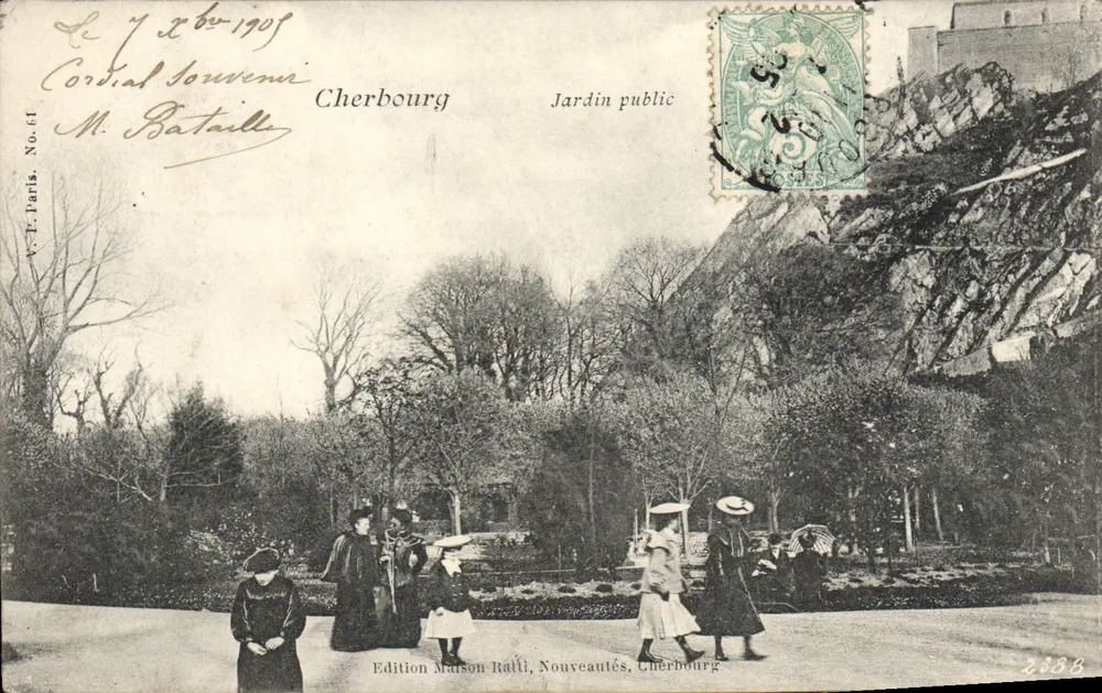Cherbourg — Jardim público — Edição Maison Ralli, Novidades, Cherbourg - Frente