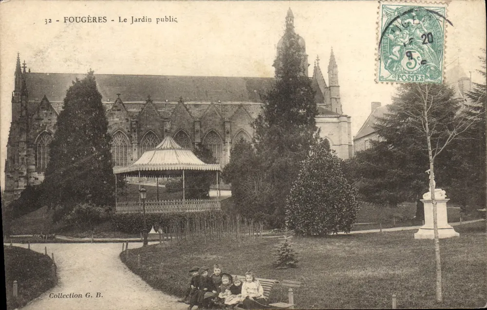 Fougères - Öffentlicher Garten — Sammlung G. B. - Vorderseite