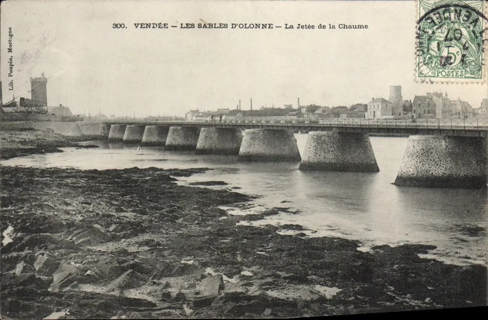 Les Sables-d'Olonne — A Doca da Chaume — Lib. Poupia, Mortagne - Frente