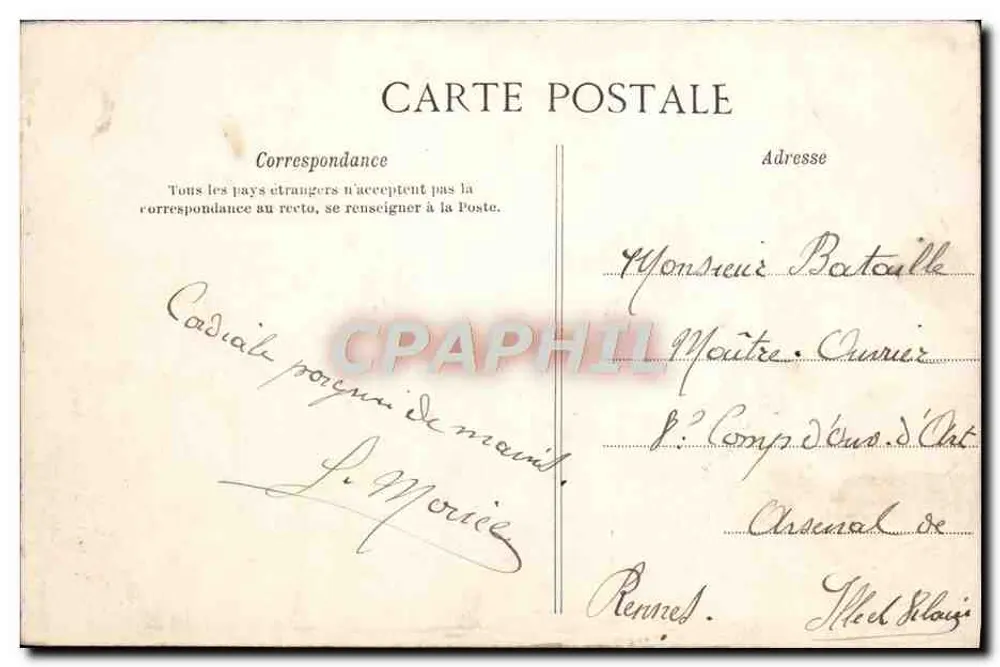 Les Sables-d'Olonne — A Doca da Chaume — Lib. Poupia, Mortagne - Verso