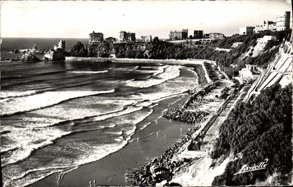 Biarritz — Côte des Basques — L. Lavielle, nr P 756 - Awers