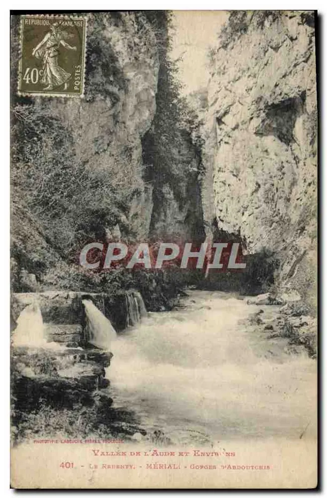 Tal der Aude und Umgebung — Le Redenty — Gorges d'Ardoutchis — Phototype L'Abdouche, Perpignan, n°401 - Vorderseite