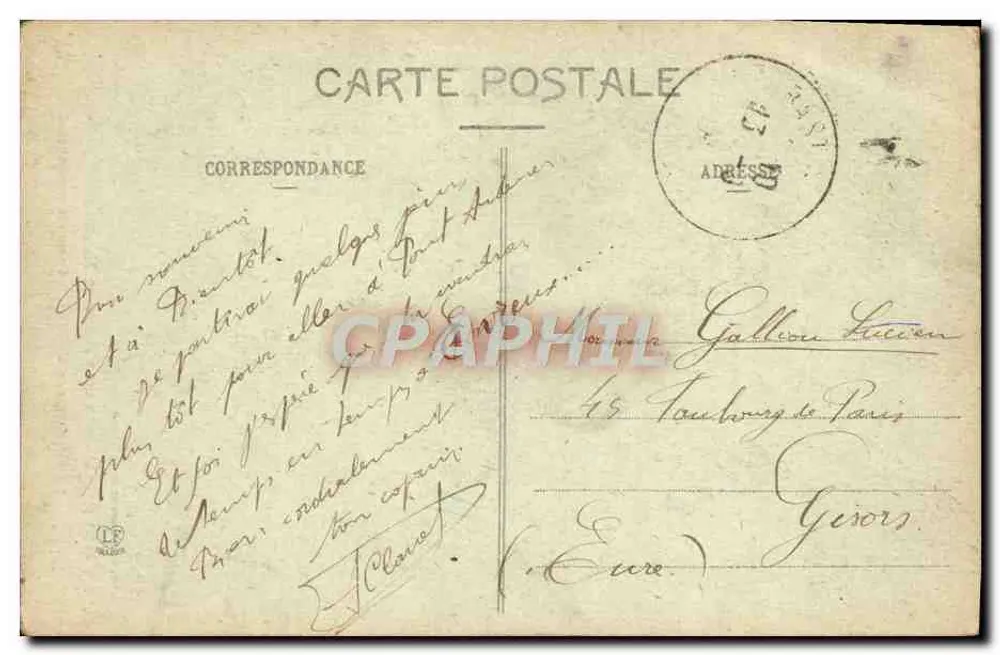 Tal der Aude und Umgebung — Le Redenty — Gorges d'Ardoutchis — Phototype L'Abdouche, Perpignan, n°401 - Rückseite