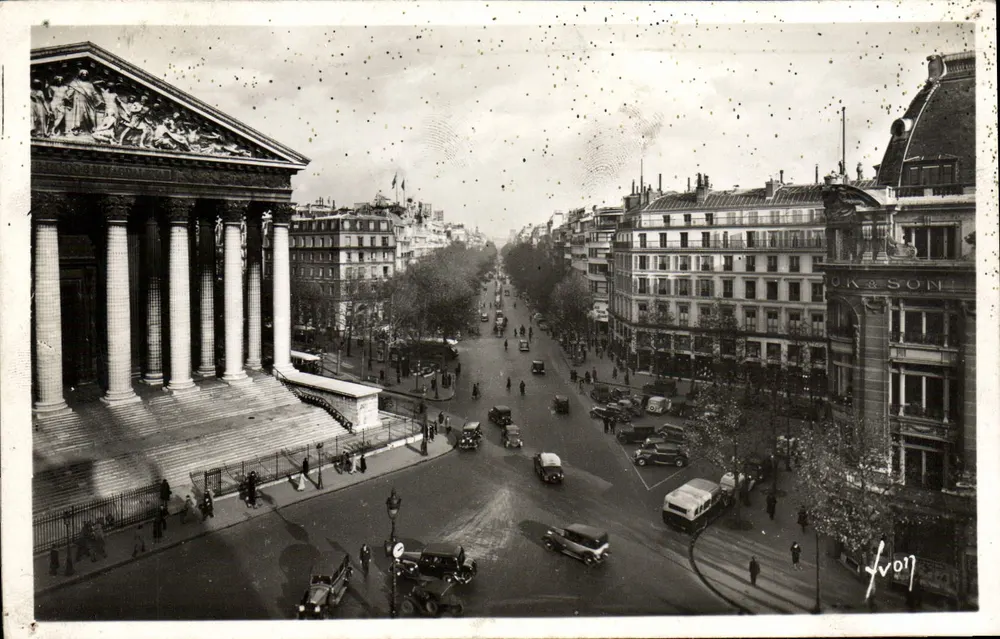 Paris — A Madeleine e os Grandes Boulevards — Edições J. WOHL, Paris - Frente