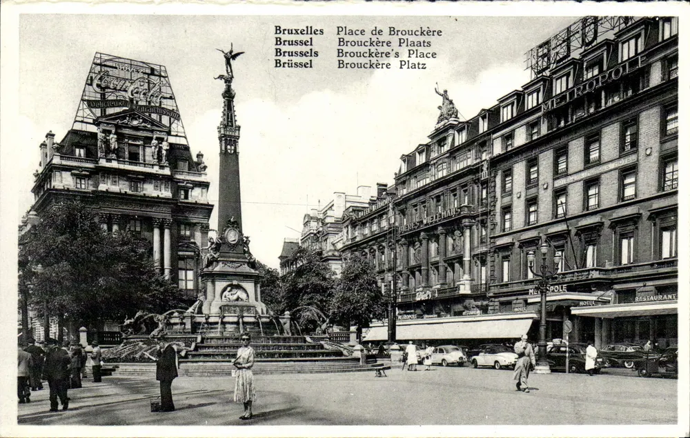 Praça de Brouckère — Bruxelas — Éditions - Frente