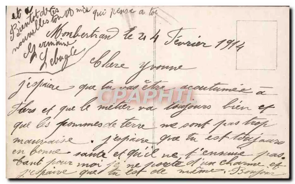 Escolha seu Noivo — poema ilustrado com retratos de jovens homens — editor L, n° 203 - Verso