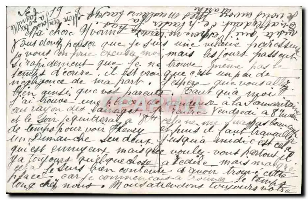 Rosas — paisagem fluvial — DTK 498 - Verso
