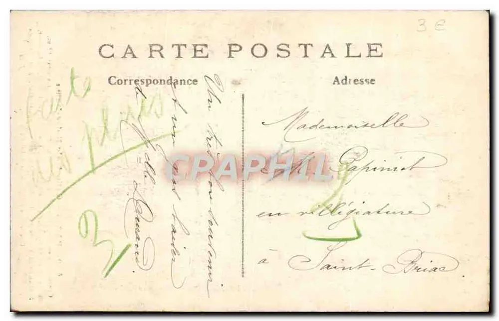 PARIS — Catedral de Notre-Dame — J.H. n°570 - Verso
