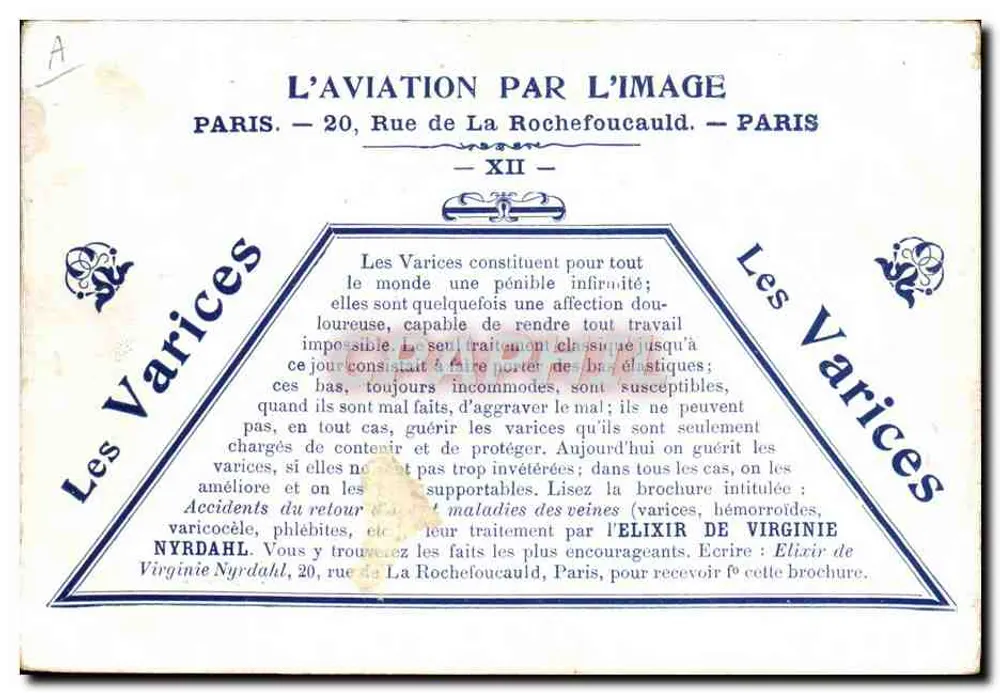 Die Luftfahrt in Bildern — Henry Farman in Étampes — Angeboten von Nyrdahl Products - Rückseite