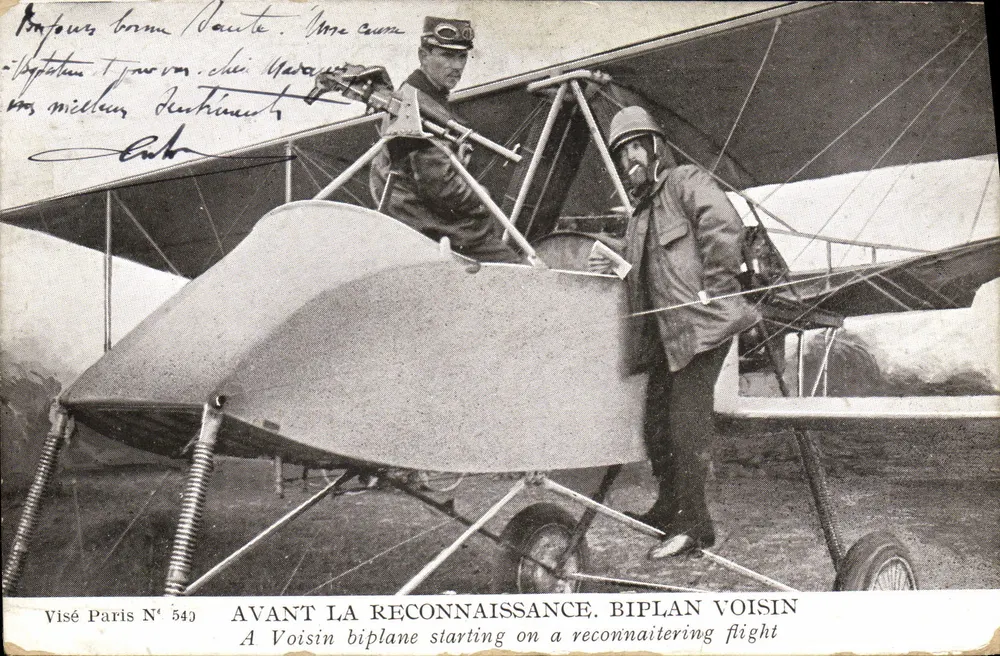 Avant la reconnaissance. Biplan Voisin — Avant la reconnaissance. Biplan Voisin — Visé Paris N° 540 - Vorderseite